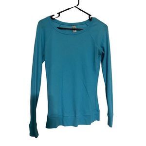 No boundaries teal long sleeve juniors thermal size large